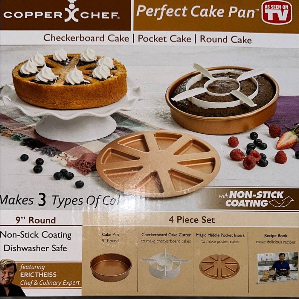 Brown Bakeware Set for Perfect Cakes